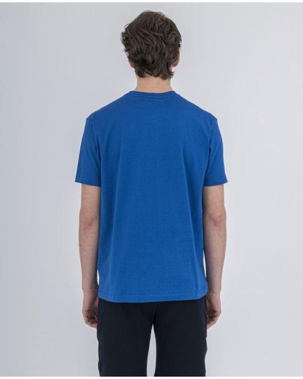 Paul & Shark Blue T-Shirt With Round Neck And Short Sleeves for men
