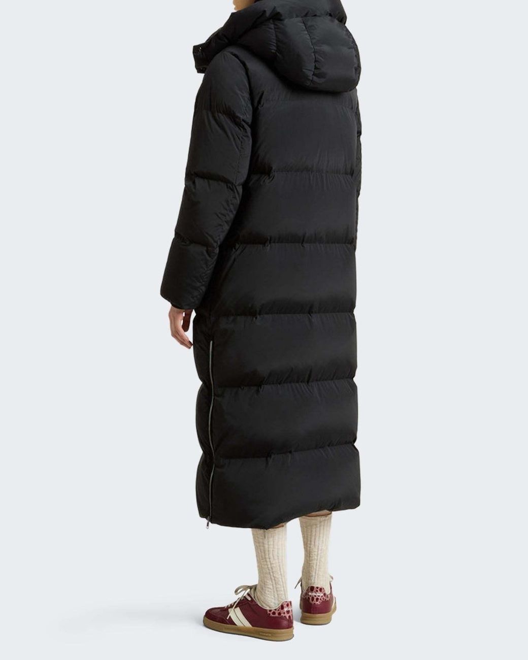 Woolrich Black Long Down Jacket