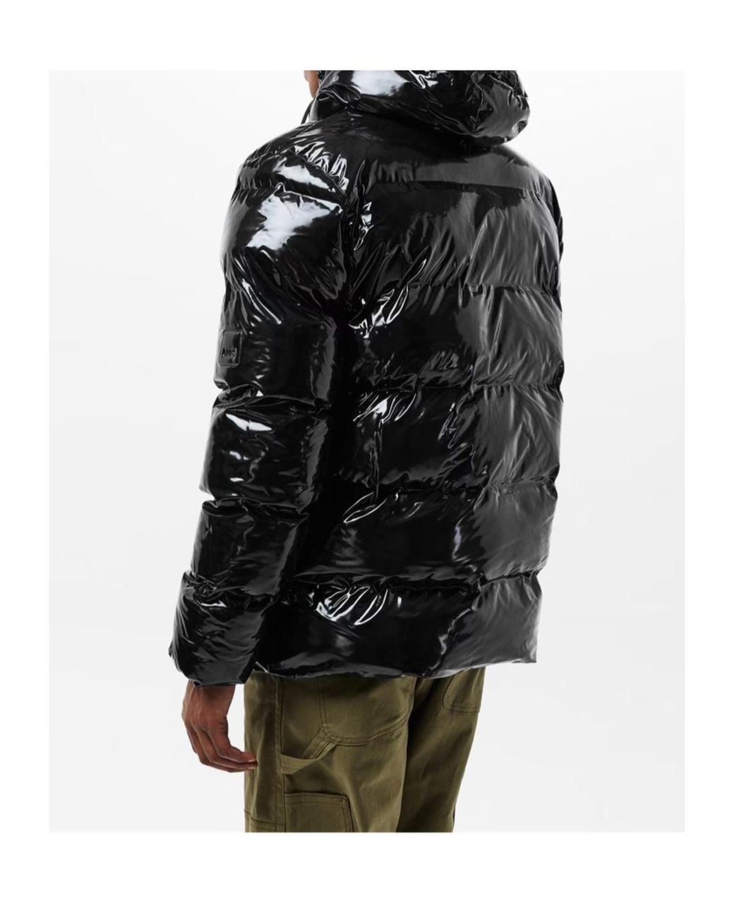 Rains Black Alta Puffer for men