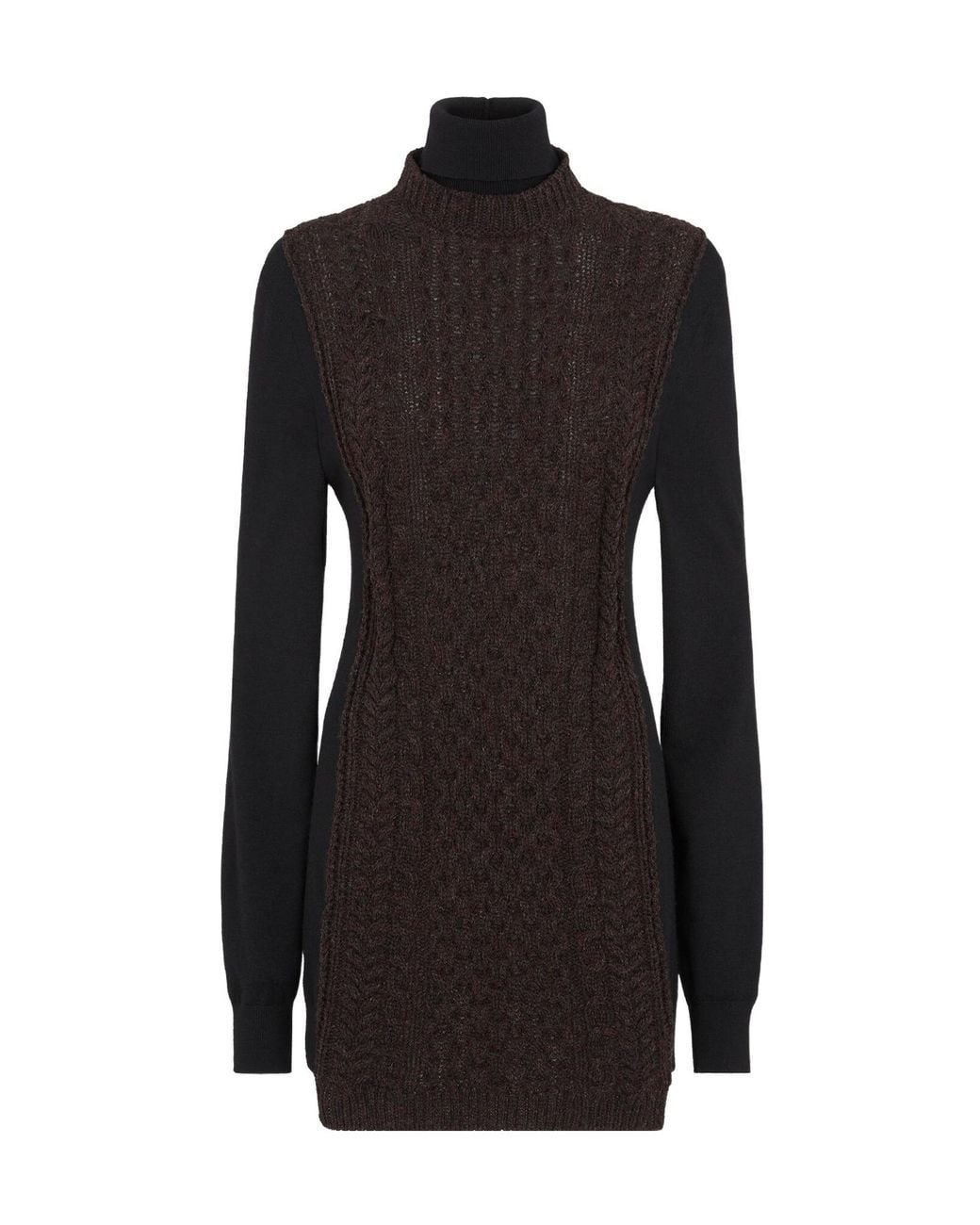 Fendi Black Close Fit Short Dress