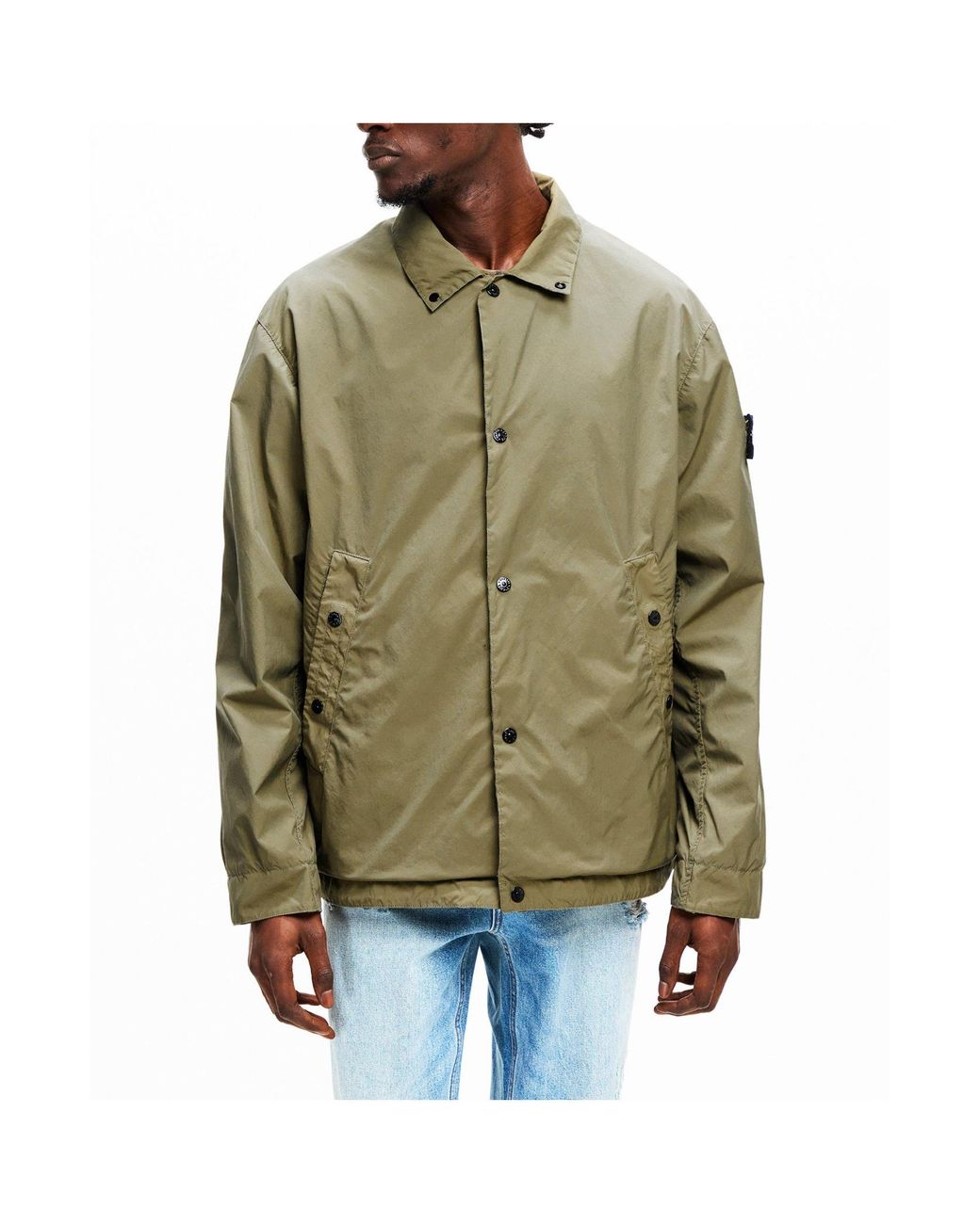 Stone Island Green Minimalist Classic Jacket for men