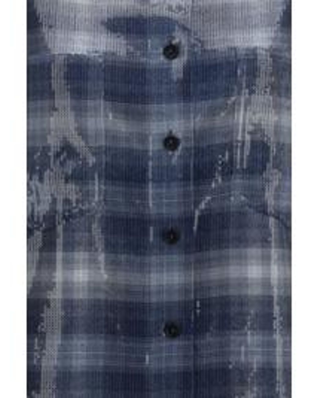 Pinko Blue Orchidea Check Sequin Overshirt