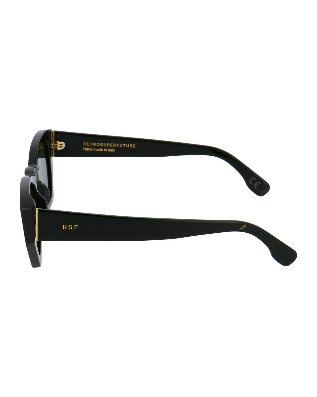 Retrosuperfuture Black Logo Sunglasses for men