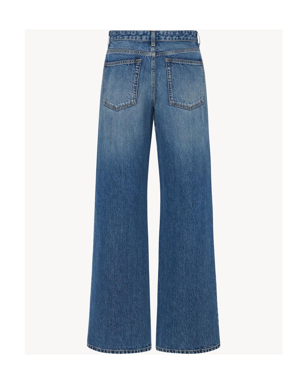 The Row Blue Eglitta Wide Leg Jeans
