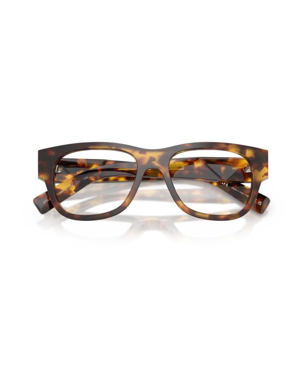 Prada White Eyewear Square Frame Glasses