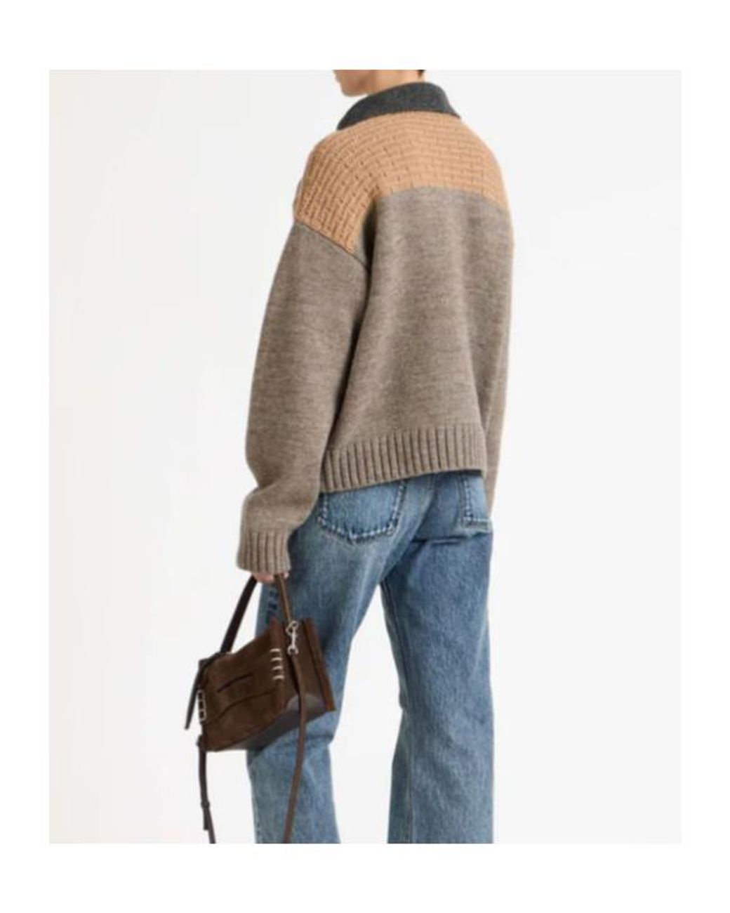 J.W. Anderson Brown House Polo Sweater