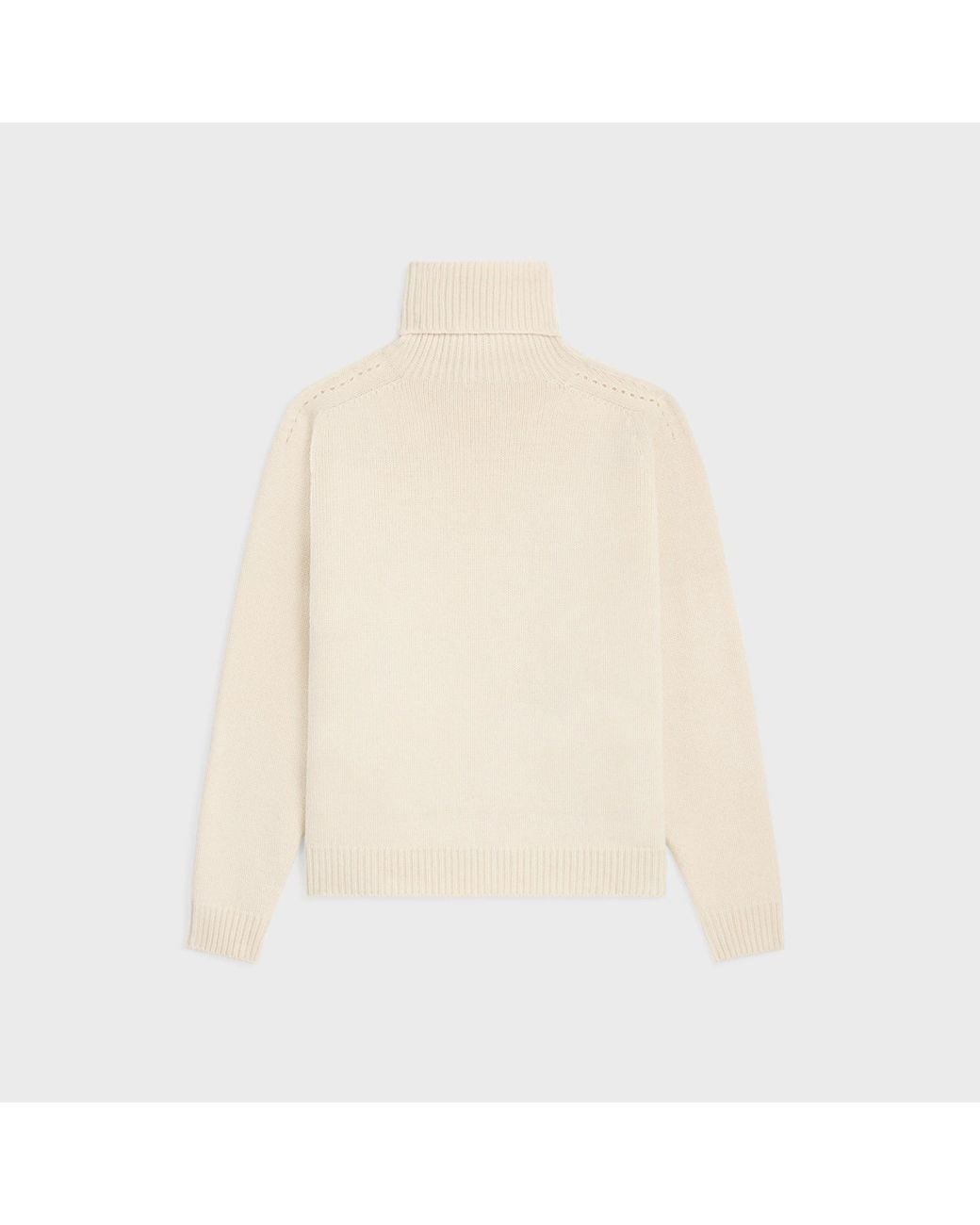 Céline Natural Turtleneck Sweater