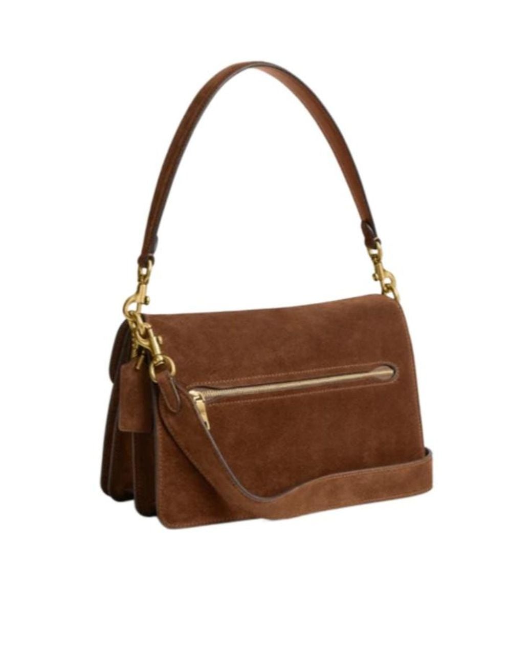 COACH Brown Chain Tabby Shoulder Bag