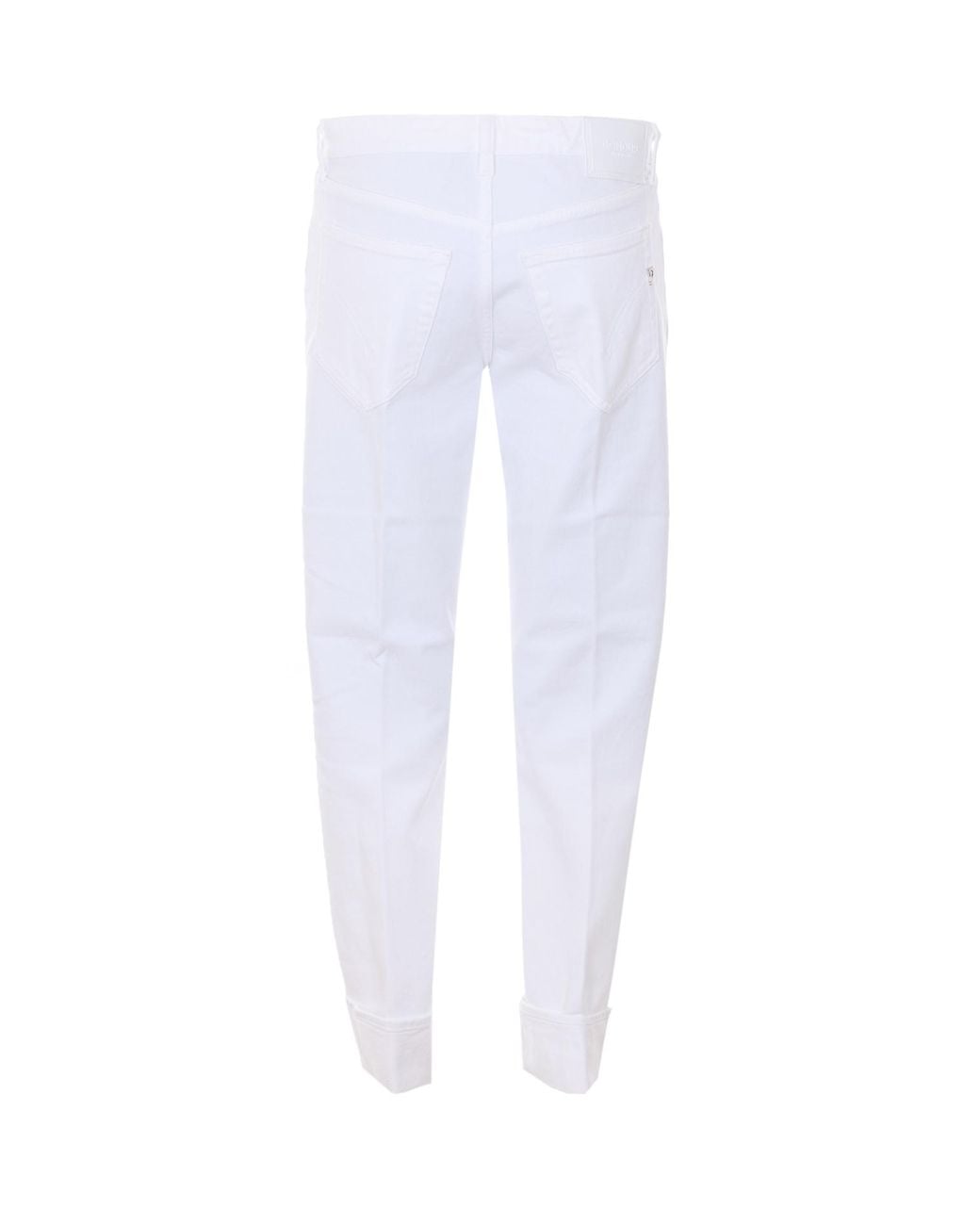 Dondup White Slim Fit Jeans