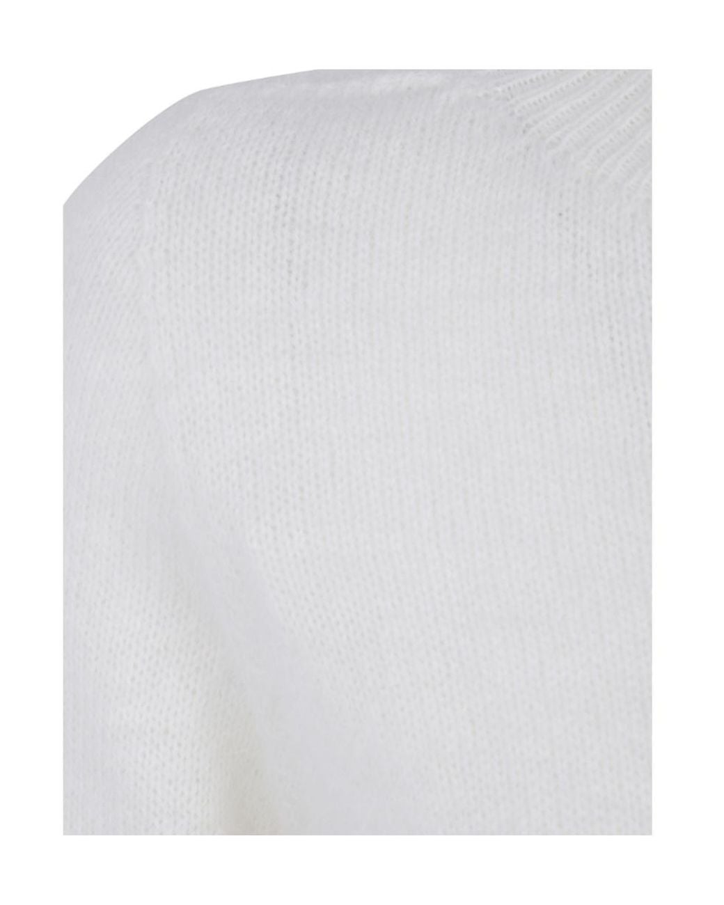 Nuur White Long-Sleeved Sweater