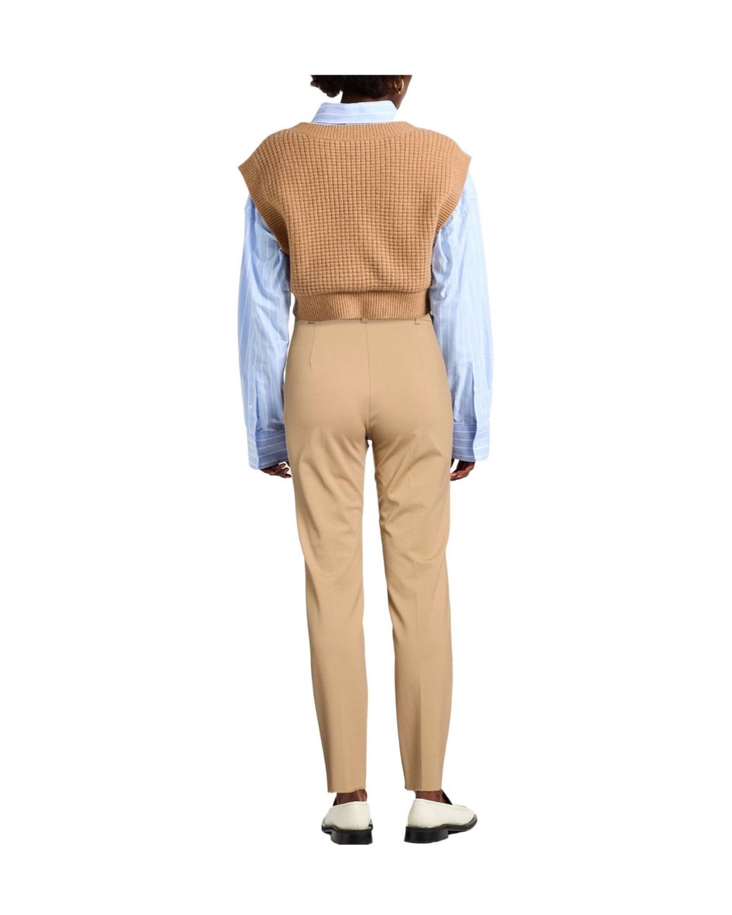 Max Mara Natural Slim-Fit Casual Pants