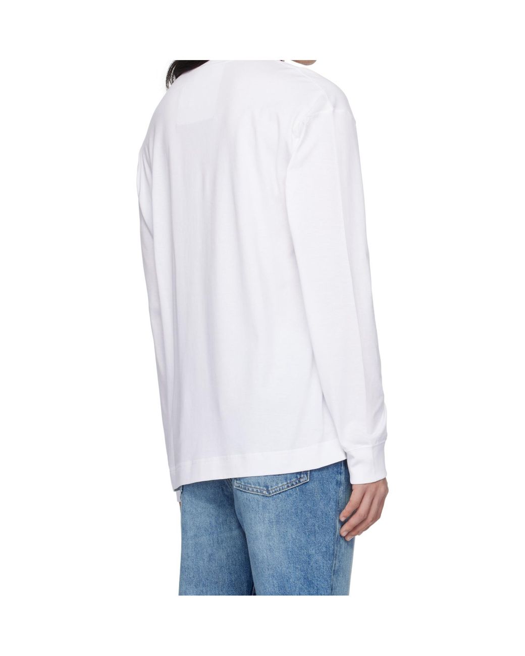 Givenchy White Long-Sleeved T-Shirt for men