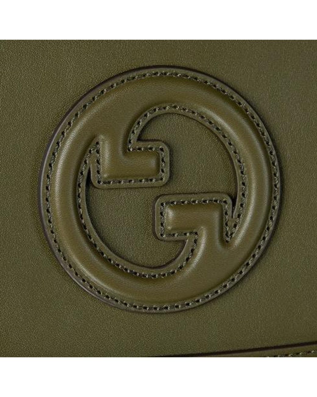 Gucci Green Blondie Small Top Handle Bag