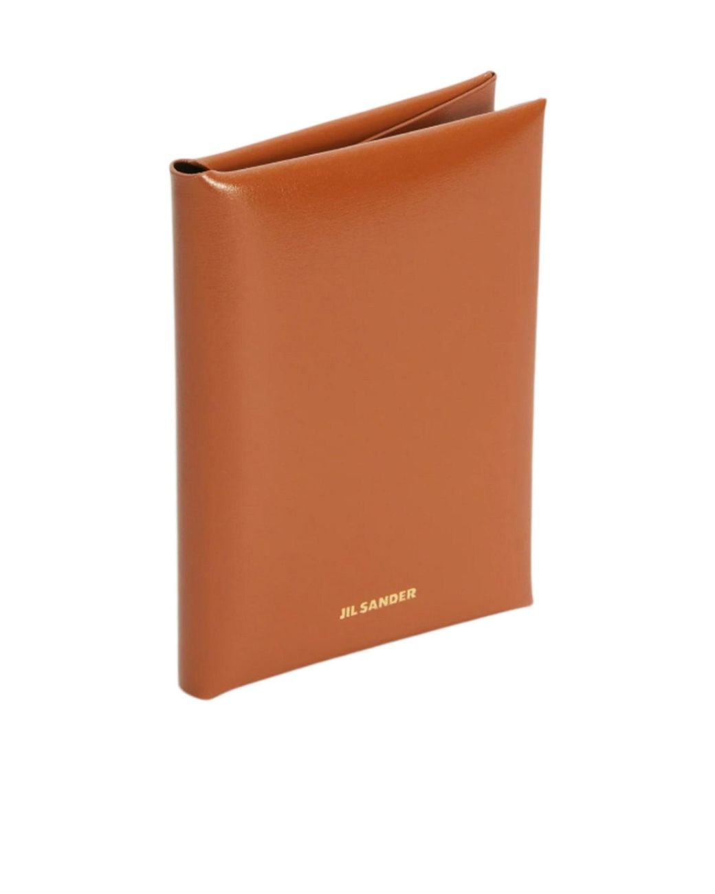 Jil Sander Brown Folded Passport Holder