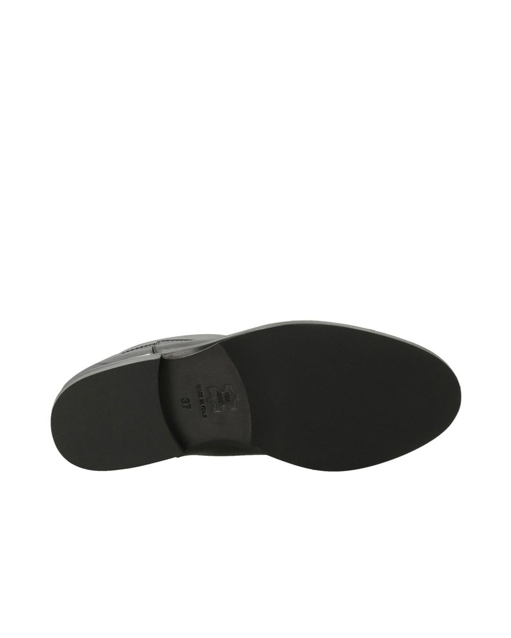 Via Roma 15 Black Round-Toe Tall Boots