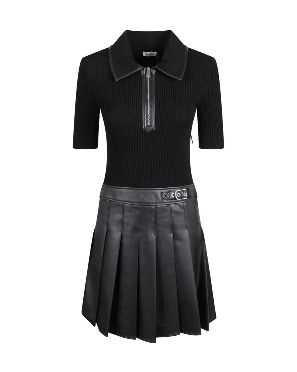 Jonathan Simkhai Black Fake Two-Piece Dress