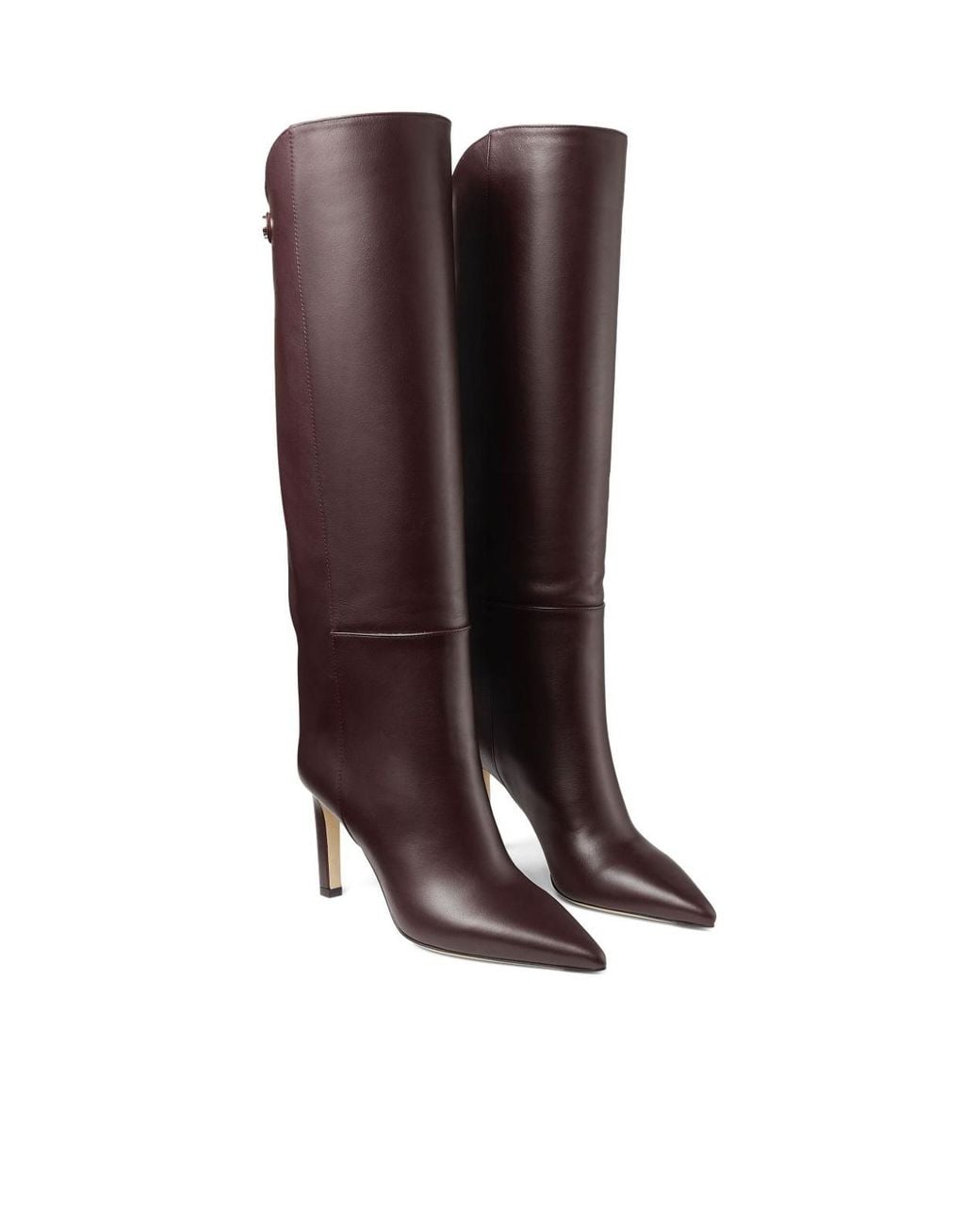 Jimmy Choo Brown 85Mm Alizze Knee-High Boots