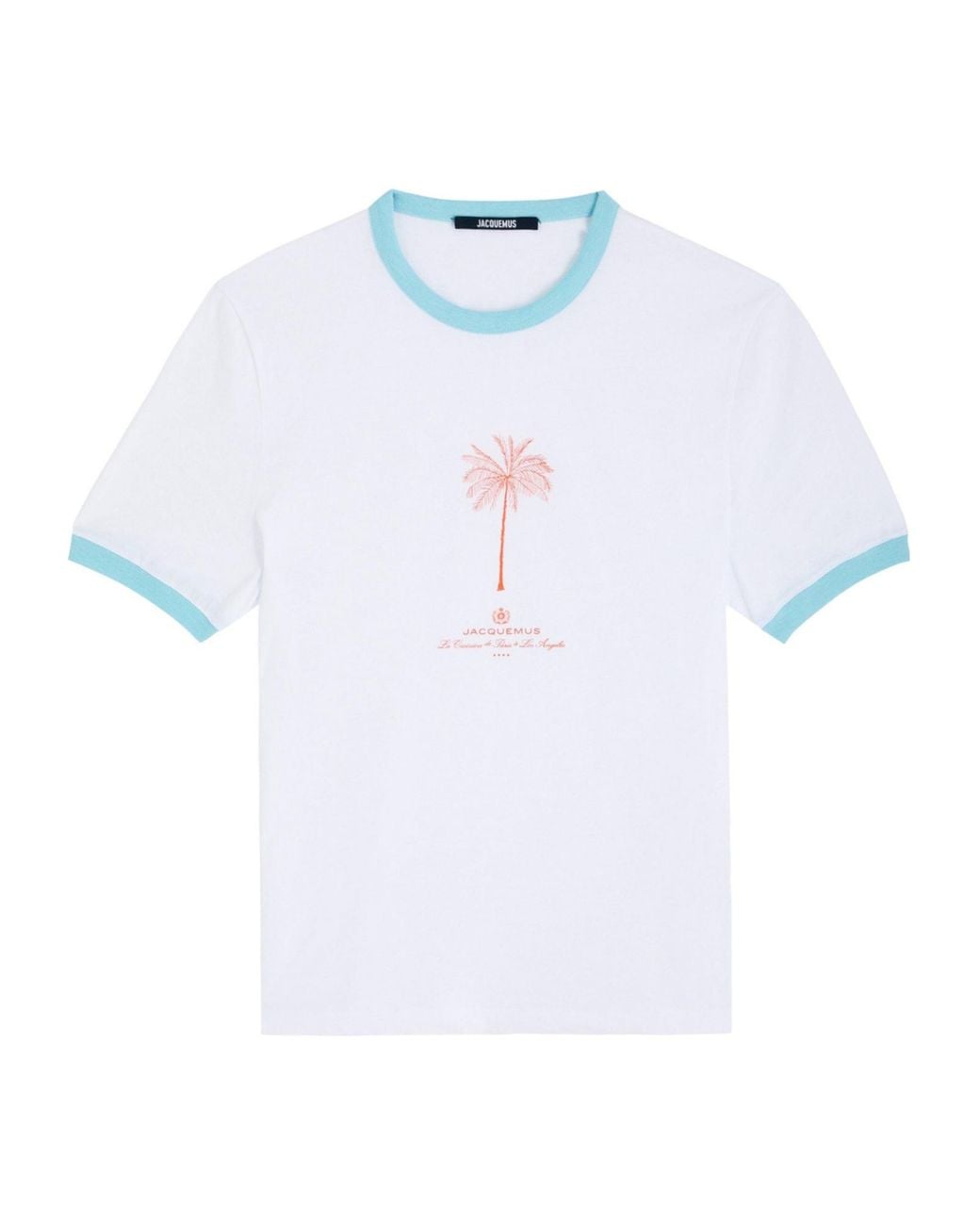 Jacquemus White Cotton T-Shirt for men