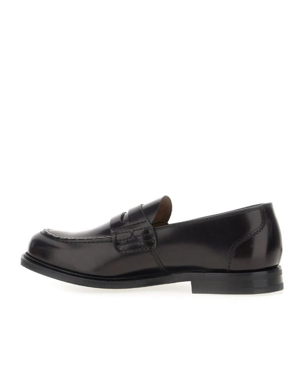 Church's Black Leather Loafers for men