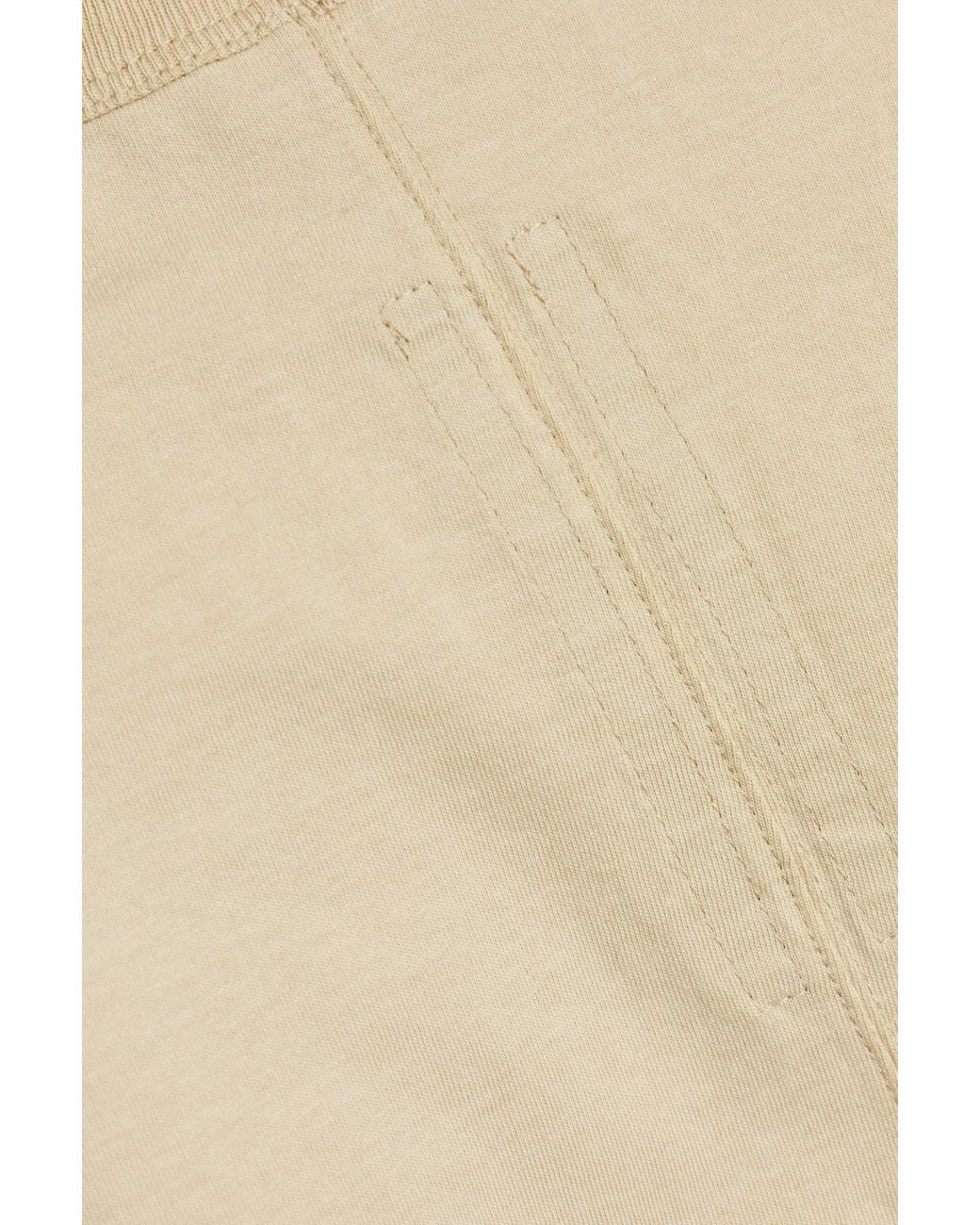 Rick Owens White Short Sleeved Crewneck T-Shirt for men