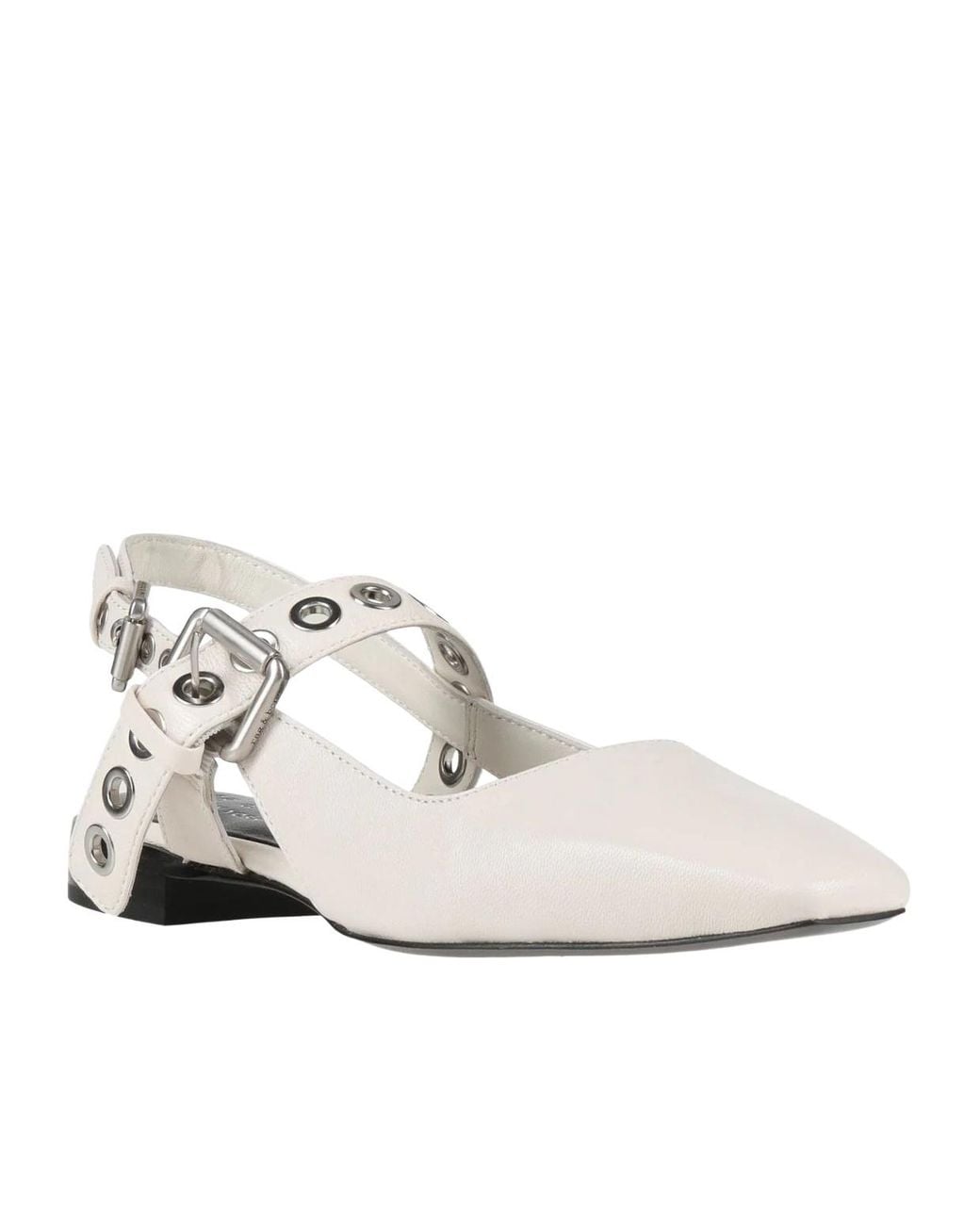 Rag & Bone White Plain Colour Ballet Flats