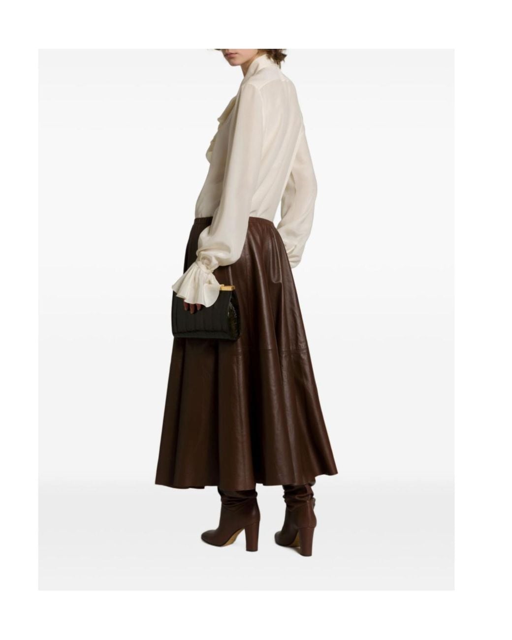 Alberta Ferretti White Long-Sleeved Shirt