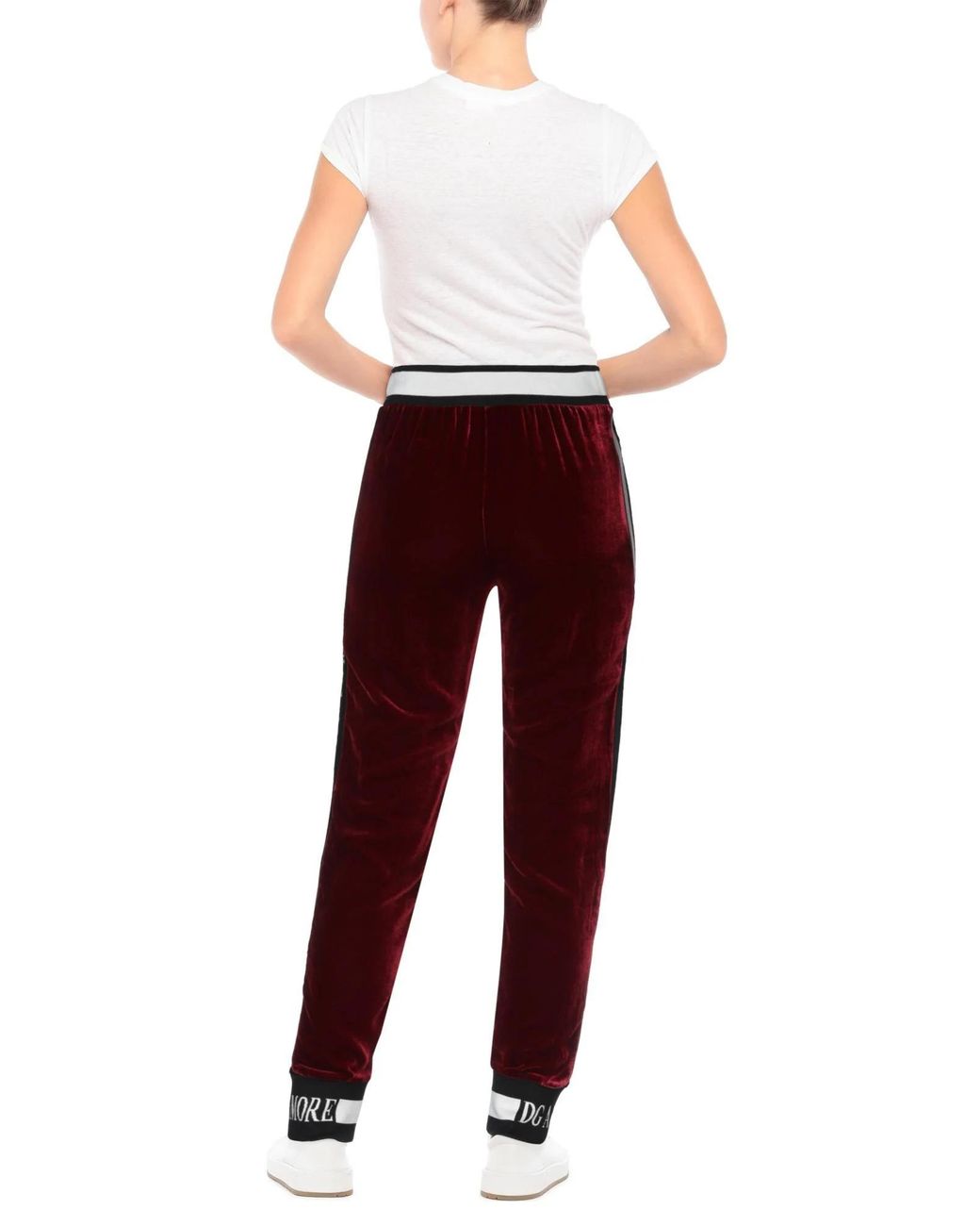 Dolce & Gabbana Purple Tapered Trousers
