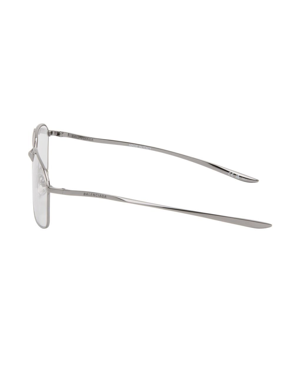 Balenciaga White Eyewear Aviator Frame Sunglasses for men