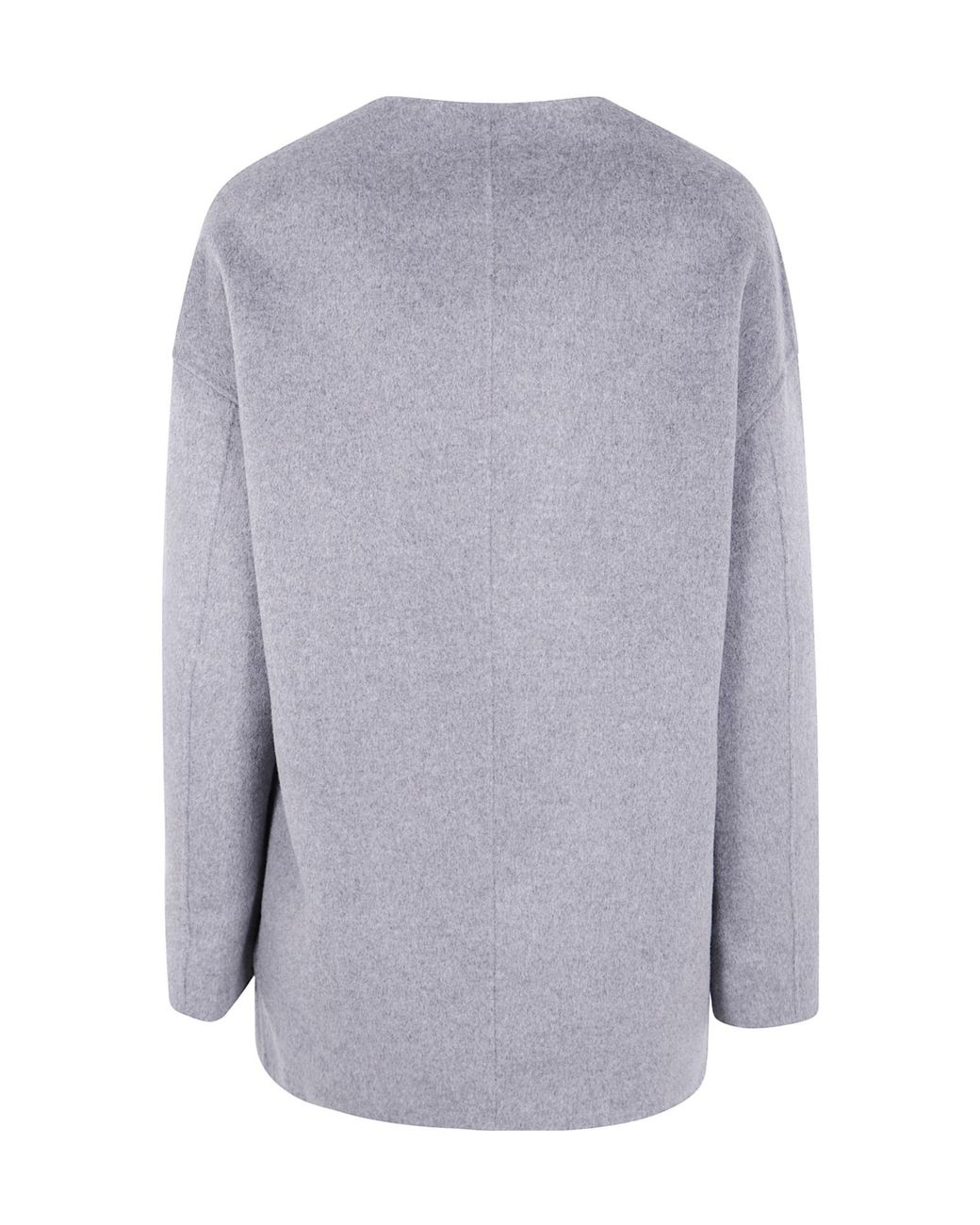 Loulou de Saison Blue Button-Front Wool Coat