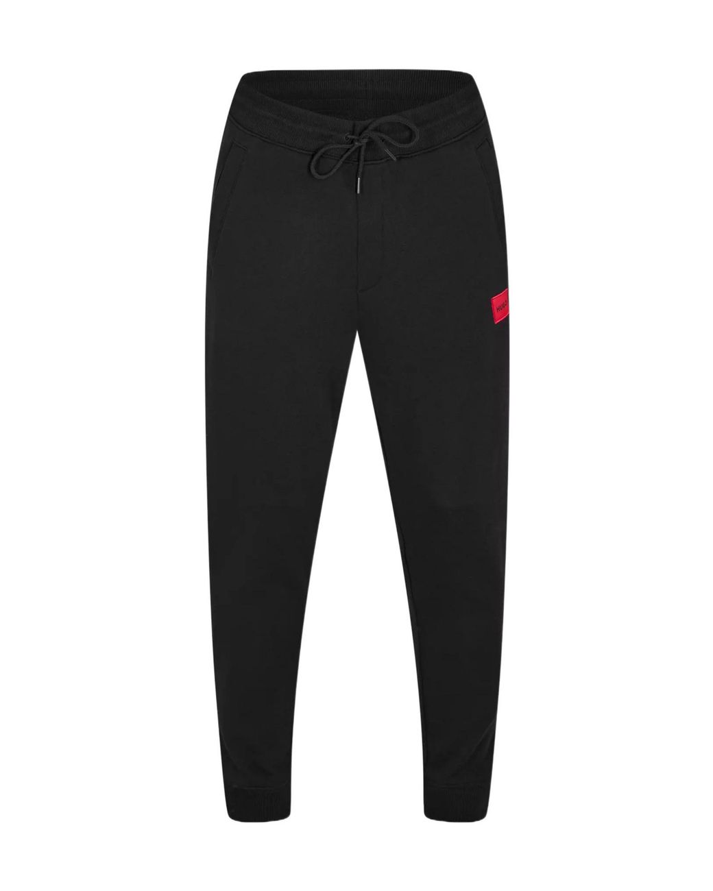 Boss Black Hugo Doak Closed Hem Jogging Bottoms With Logo Detail for men