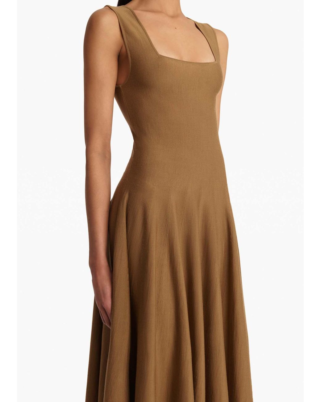 Khaite Brown Jodie Dress