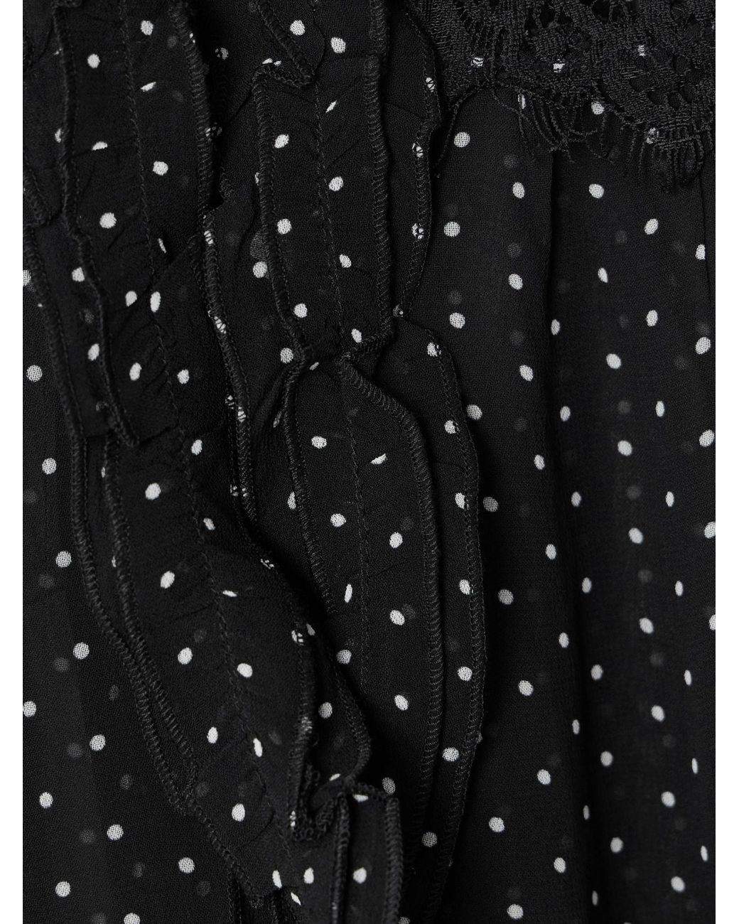 Sea Black Melody Long-Sleeve Blouse