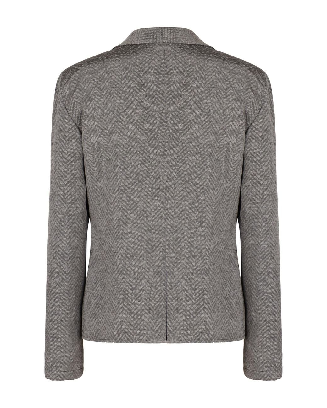 Emporio Armani Gray Double Breasted Blazer