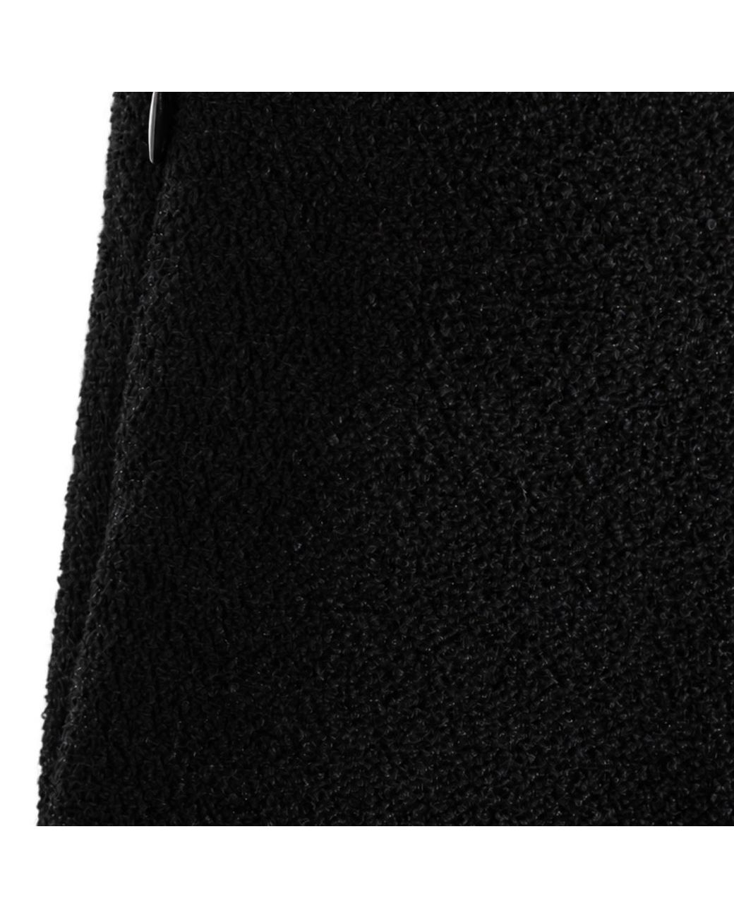 Fendi Black A-Line Midi Skirt
