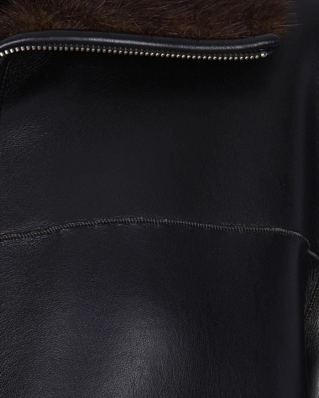 Stand Studio Black Zippered Long-Sleeved Casual Jacket