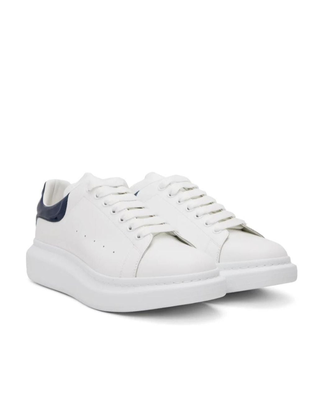 McQueen White Oversized Low-Top Sneakers for men