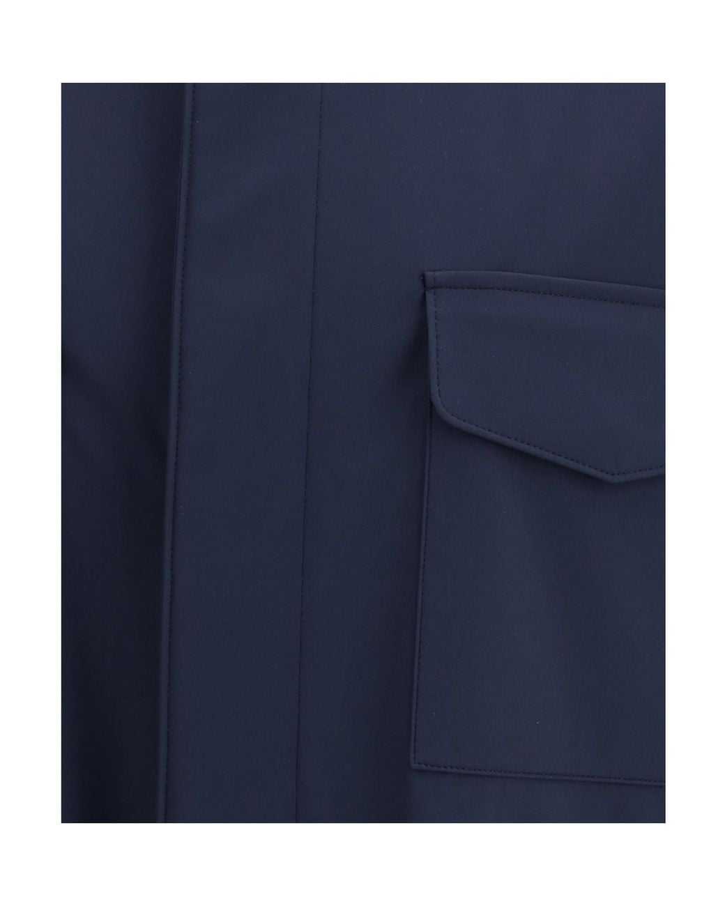 Loro Piana Blue Traveller High-Neck Jacket for men
