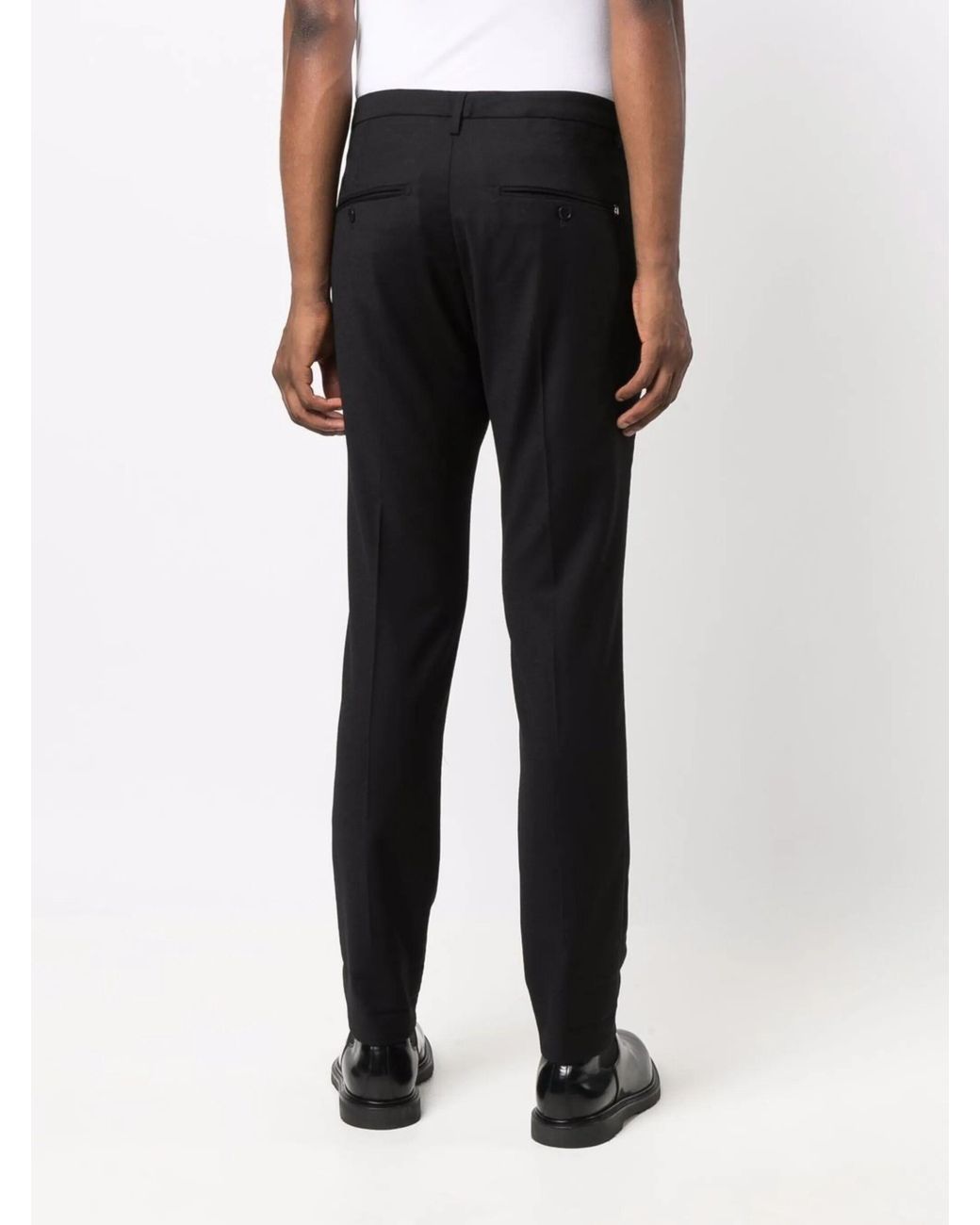 Dondup Black Trousers for men
