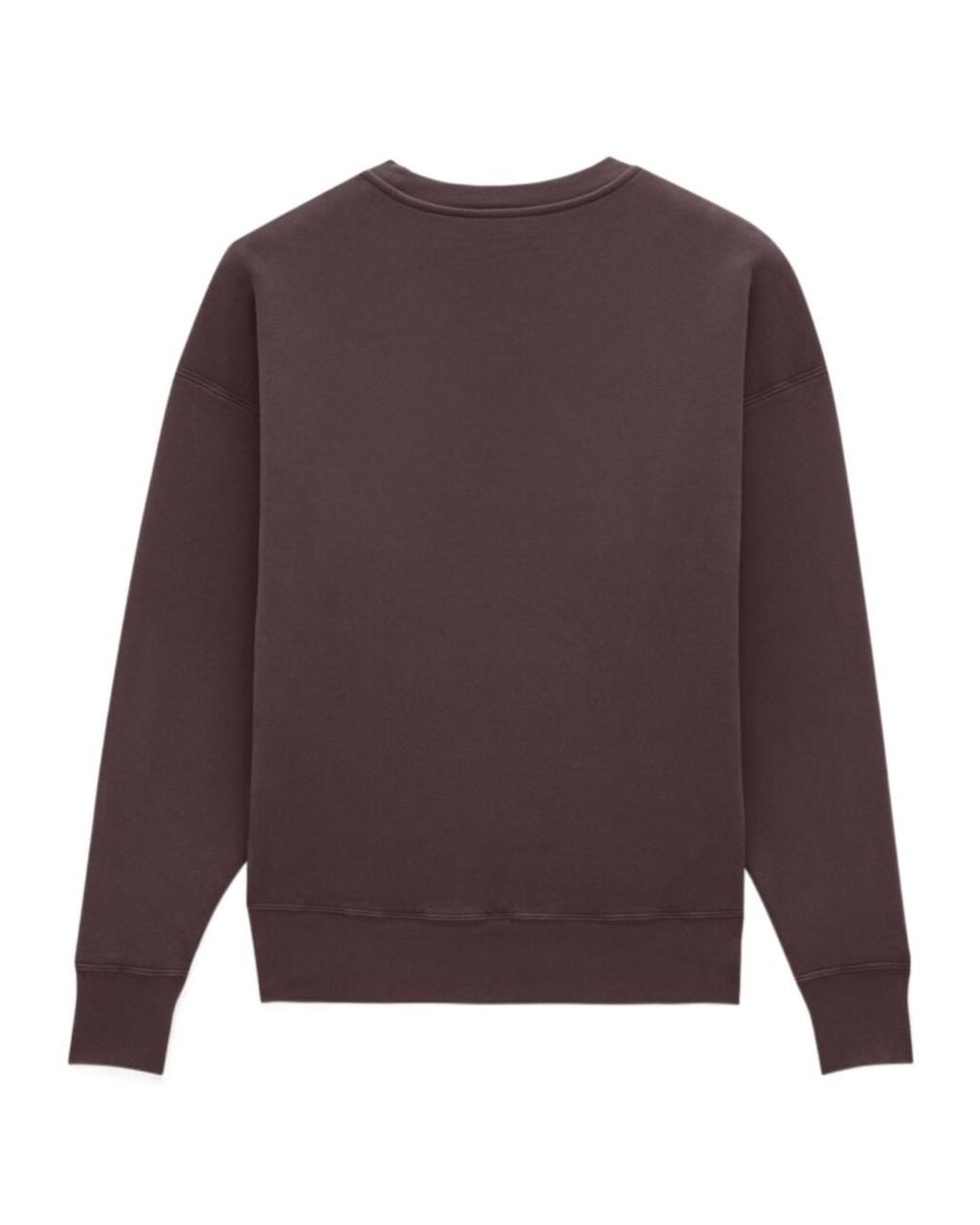 Saint Laurent Purple Logo Detailed Crewneck Sweatshirt