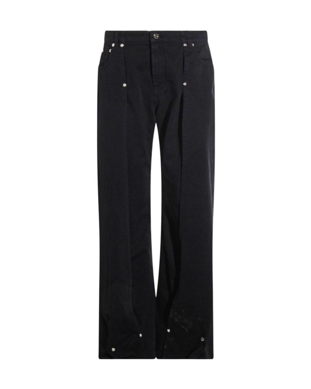 Jean Paul Gaultier Black Logo Patch Jeans