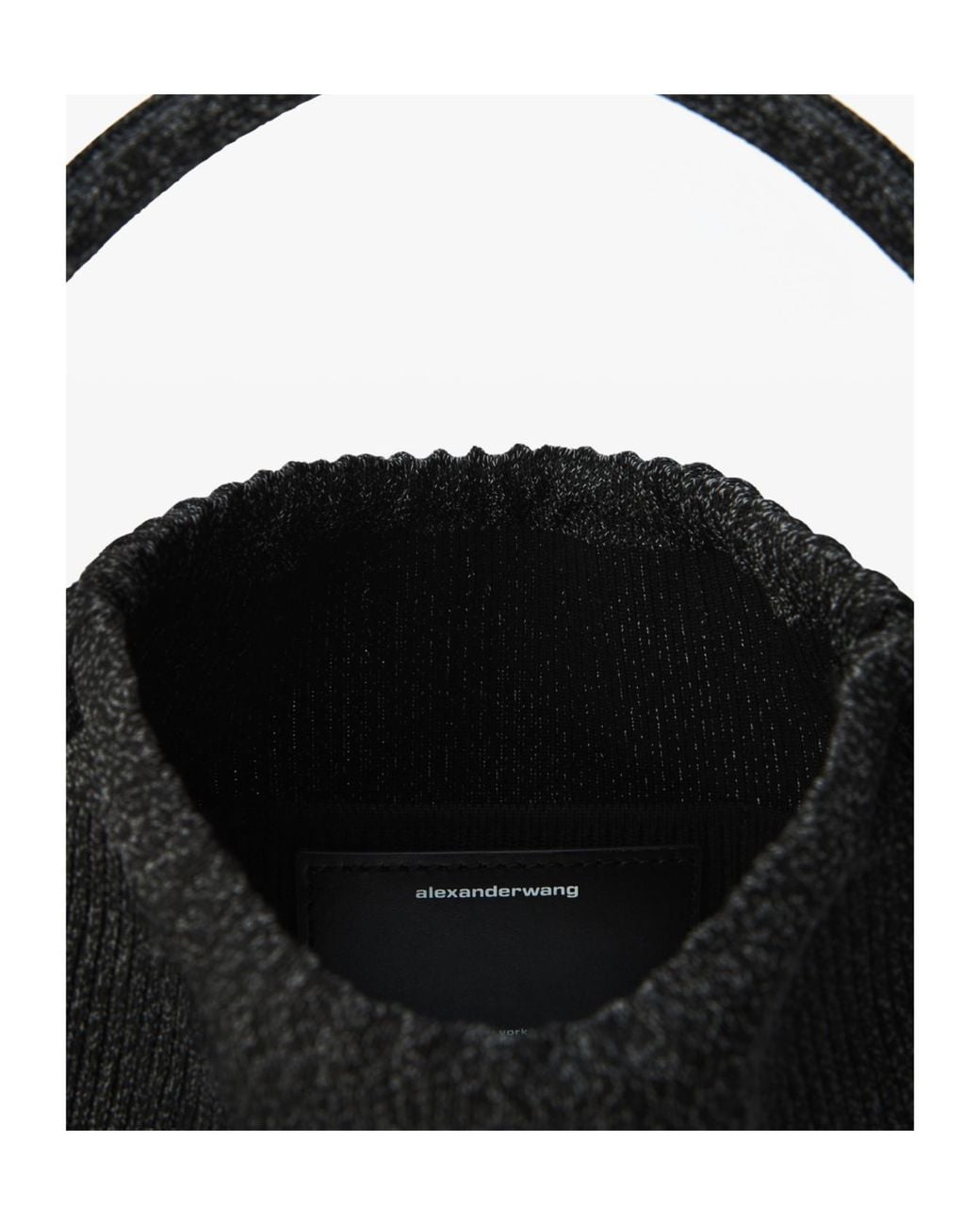 Alexander Wang Black Ryan Small Knit Tote Bag
