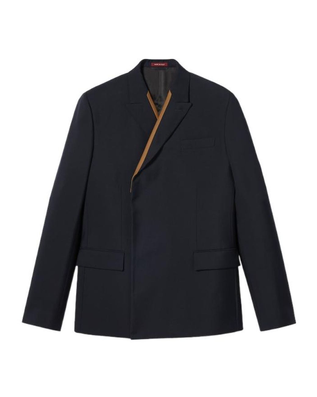 Gucci Blue Contrasting Profile Blazer for men