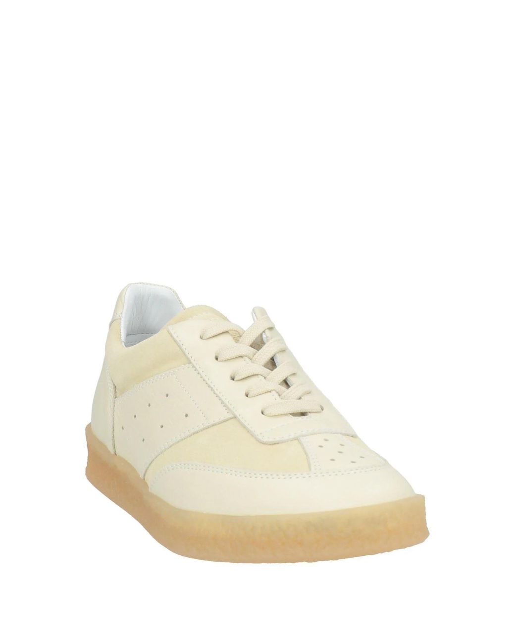 MM6 by Maison Margiela White Low-Top Trainers
