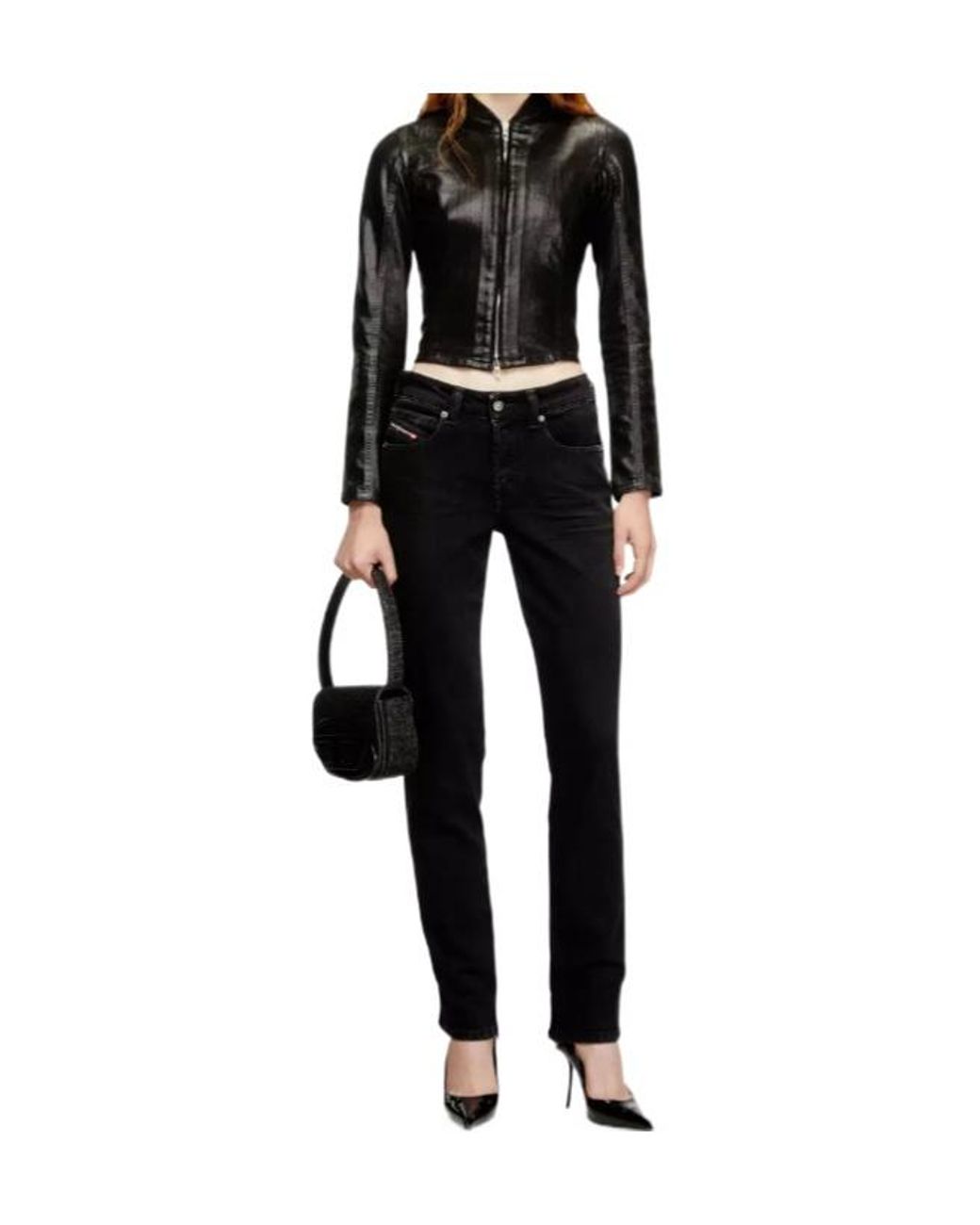DIESEL Black 1992 D Jiann Straight-Leg Jeans