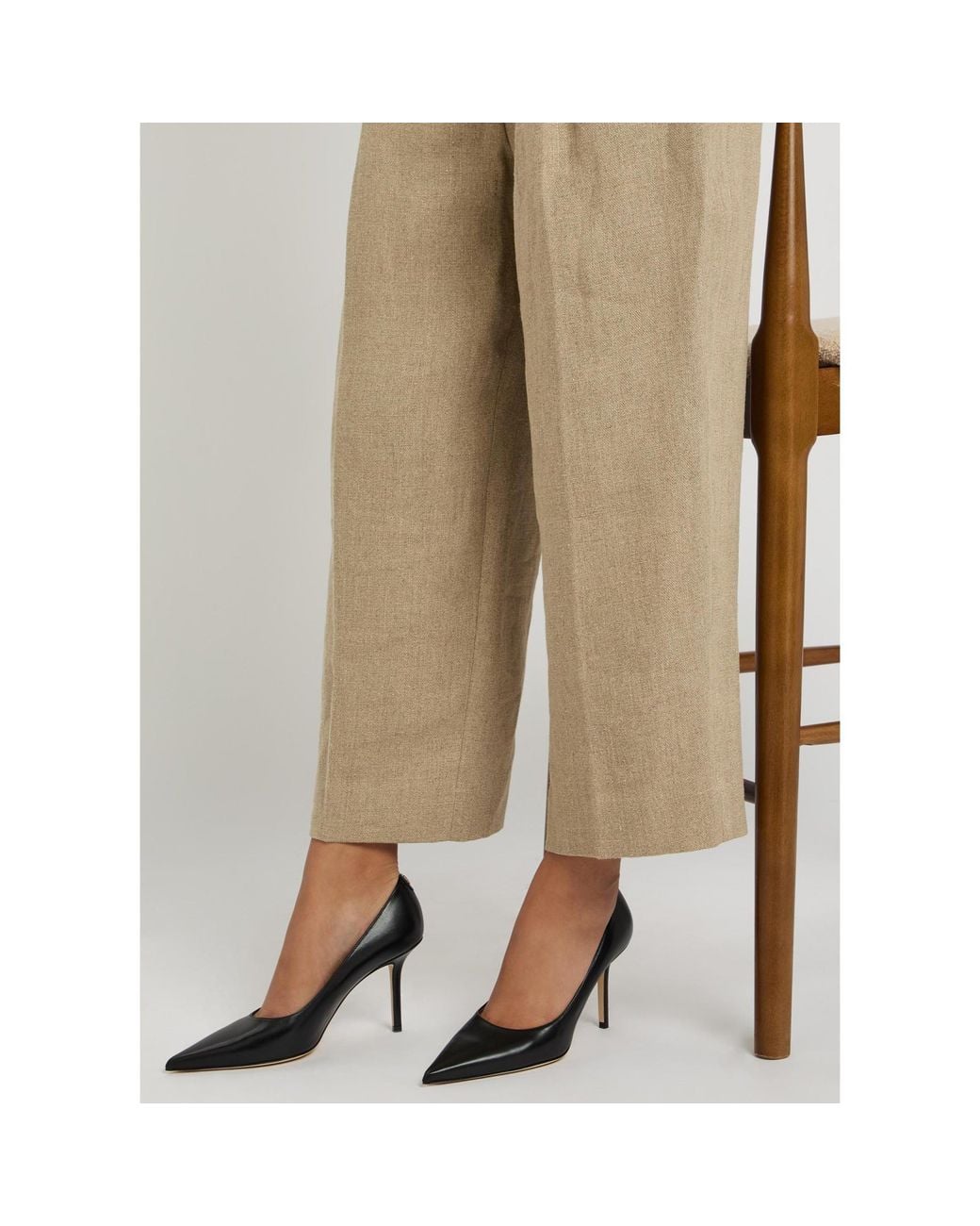Jimmy Choo Brown Pointed-Toe Stiletto Heels