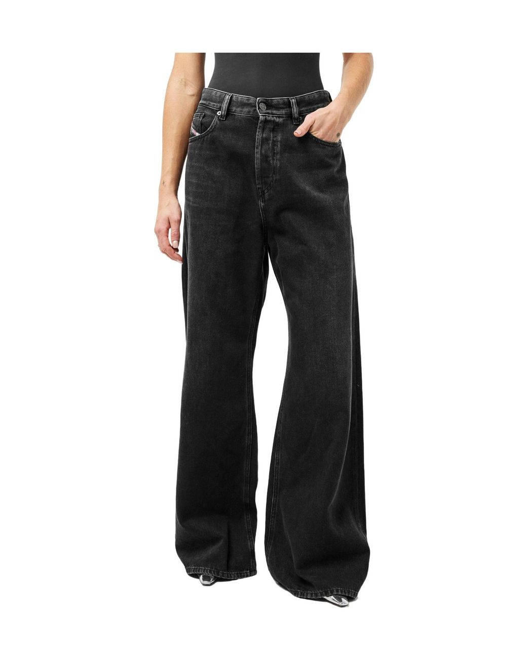 DIESEL Black Loosefit Jeans