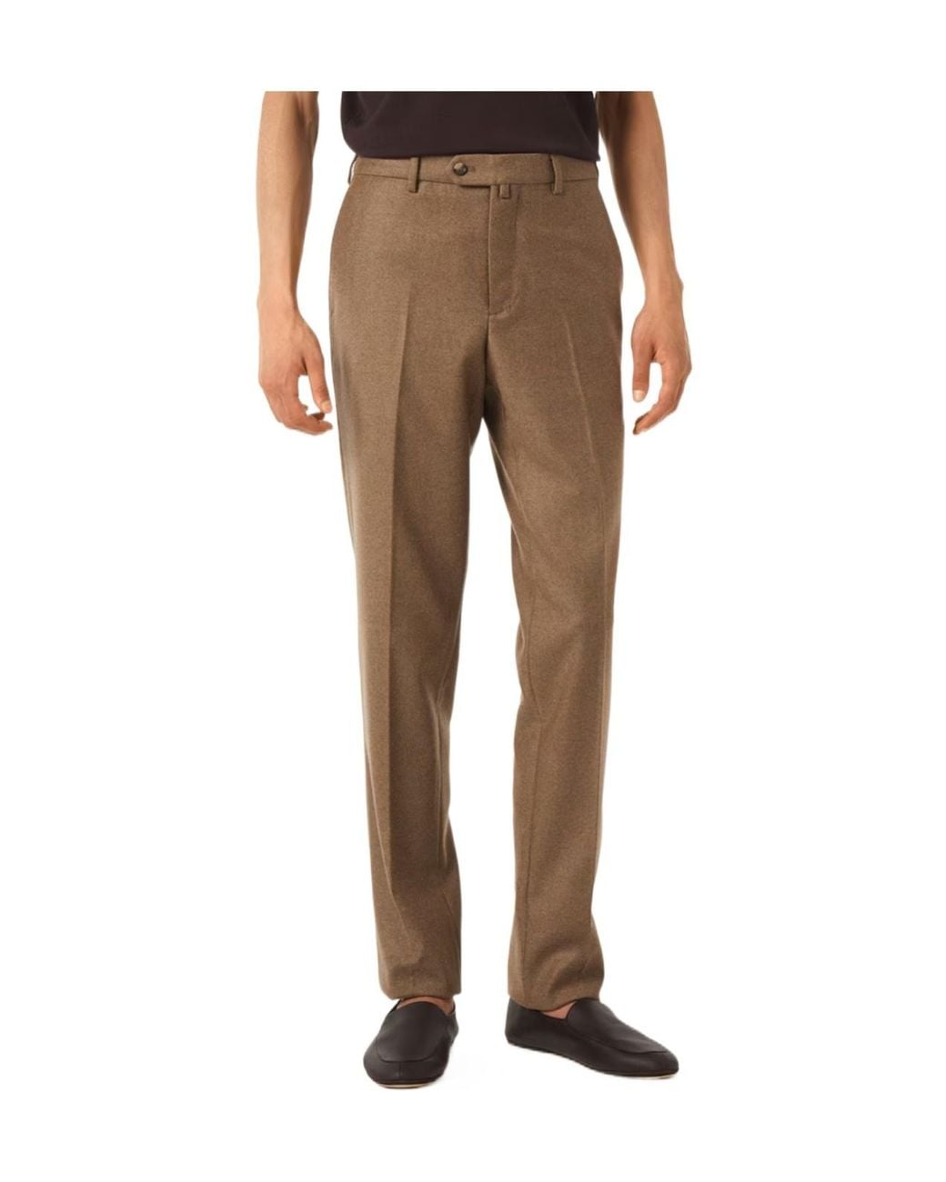 Loro Piana Brown Carlo Pants for men