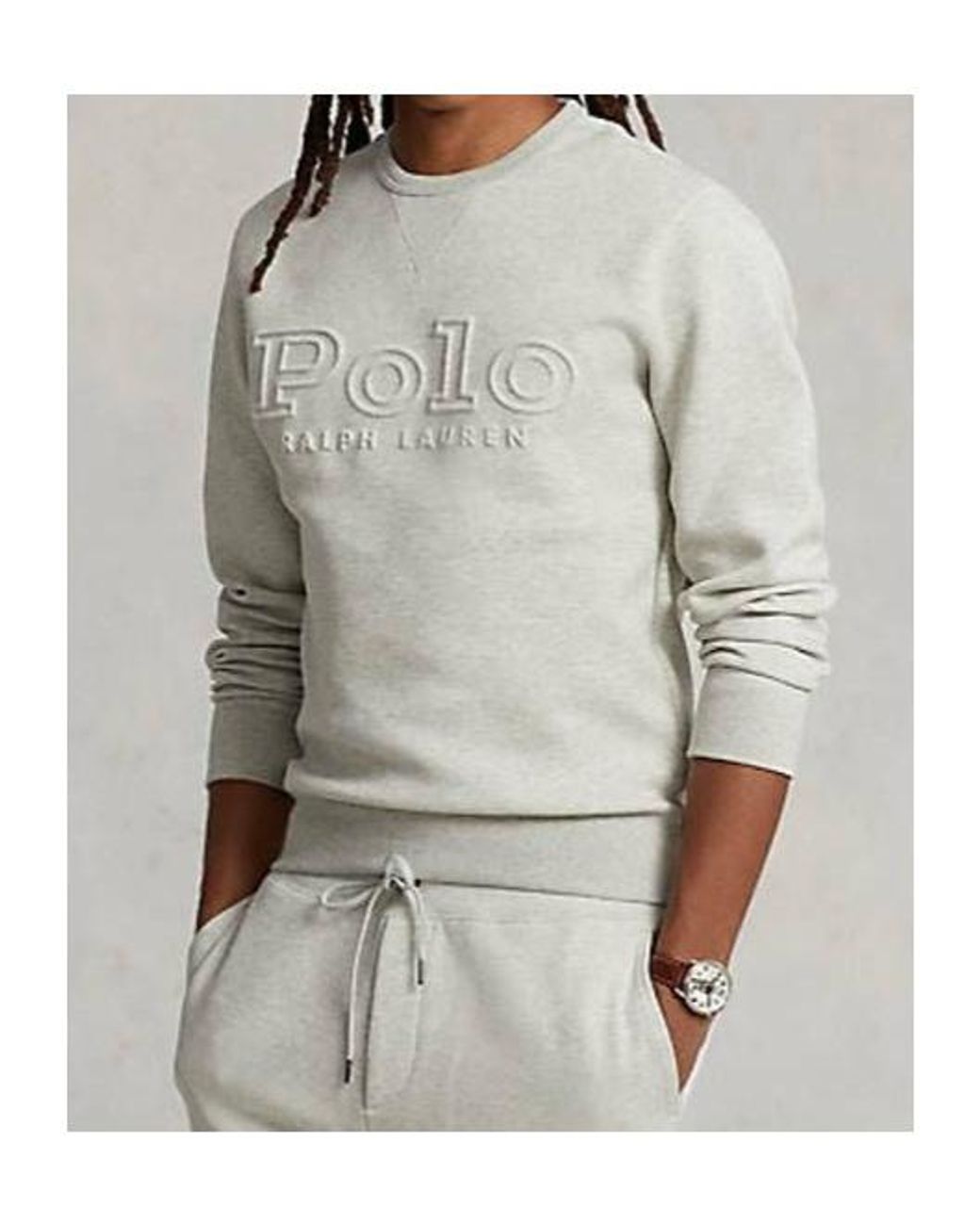 Polo Ralph Lauren White Long-Sleeved Sweatshirt for men