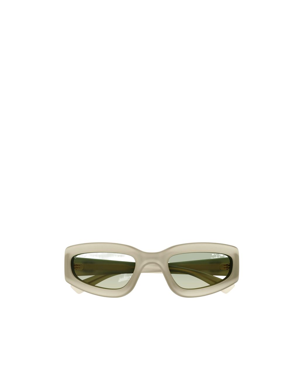 Gucci Green Eyewear Rectangular Logo-Detail Sunglasses for men