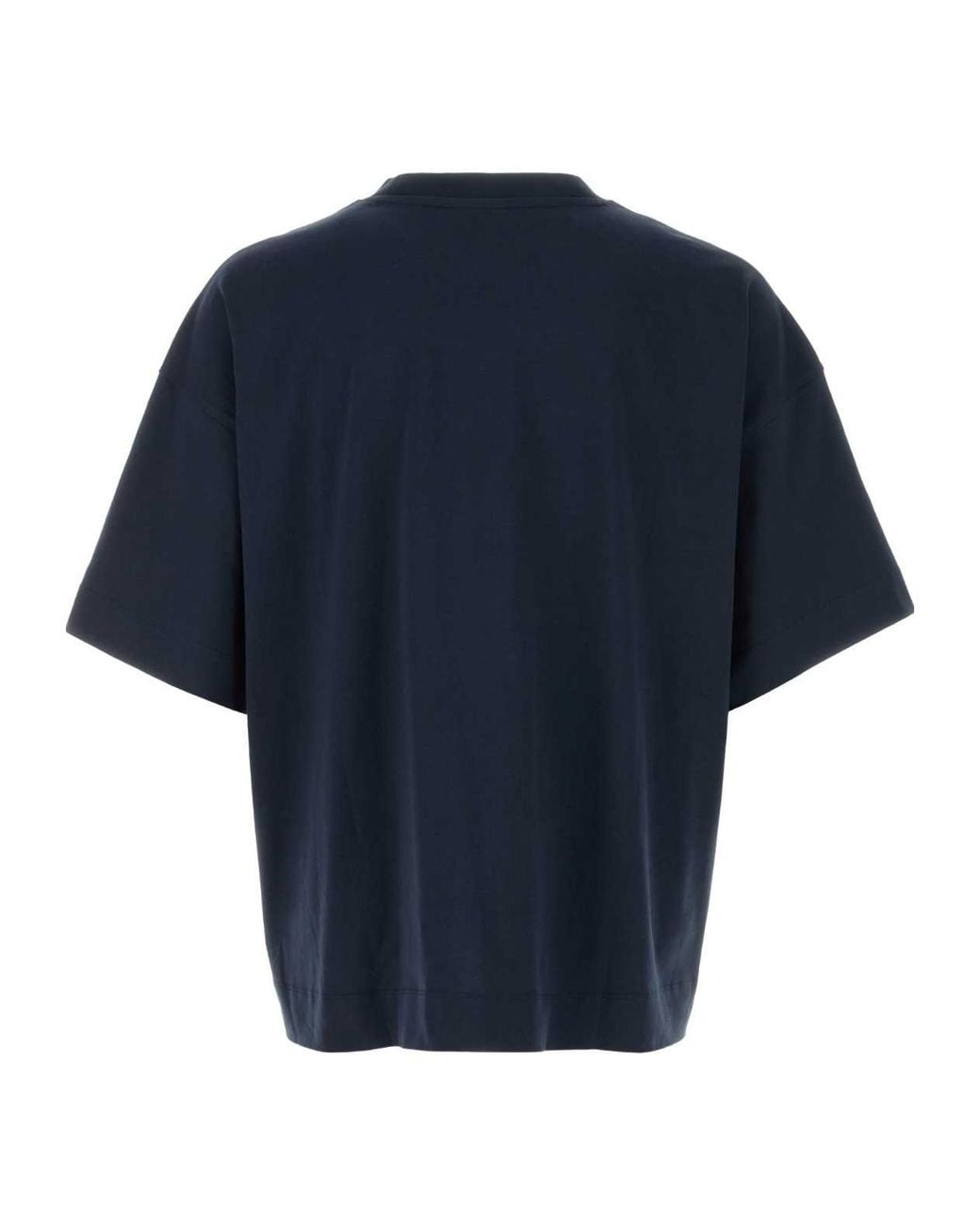 Dries Van Noten Blue Short-Sleeved T-Shirt for men